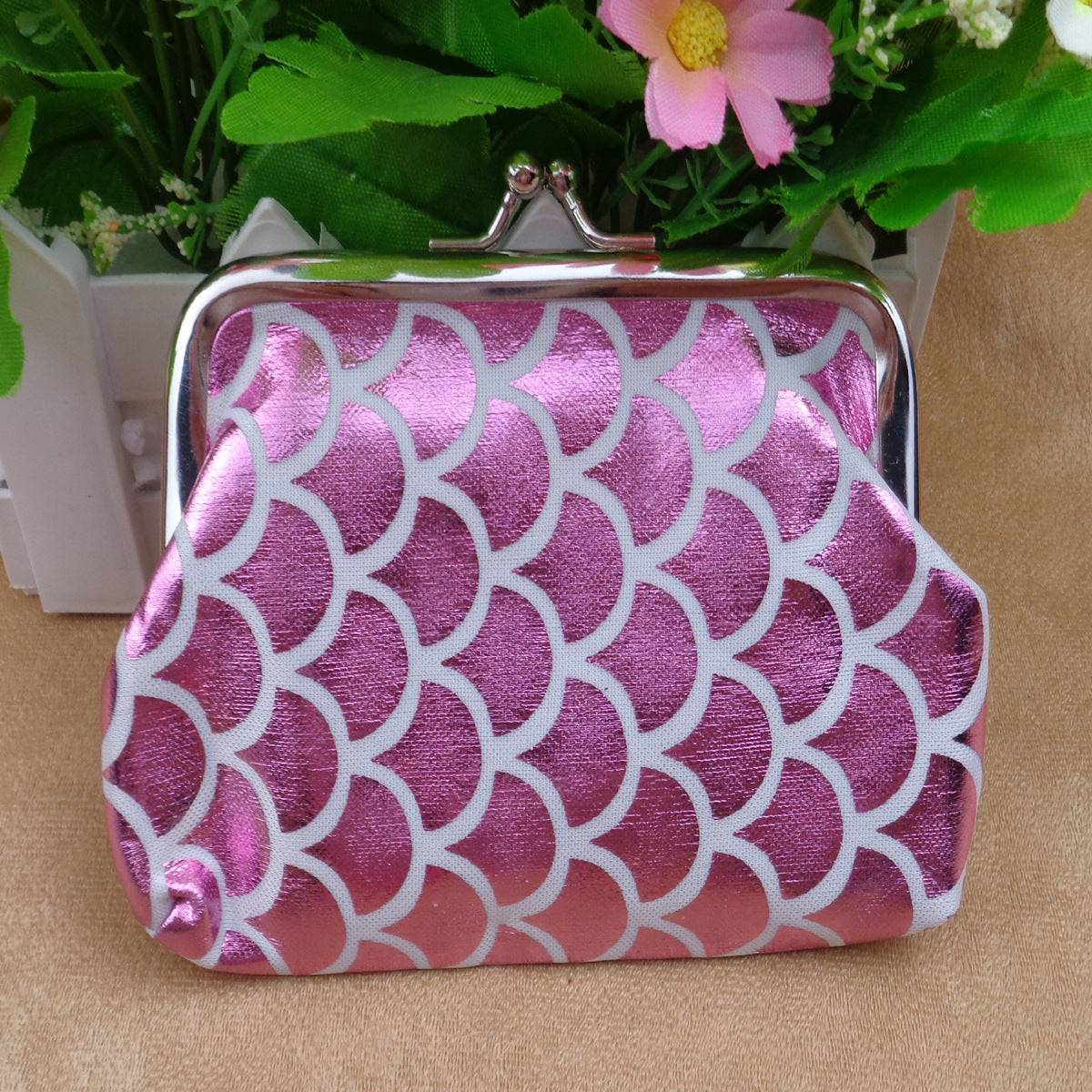 Fish scale coin purse