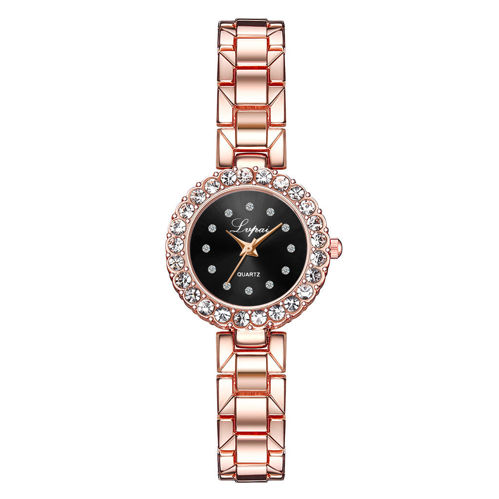 Women's watch with steel strap