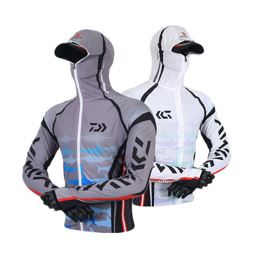 Sunscreen hooded sports quick-drying suit