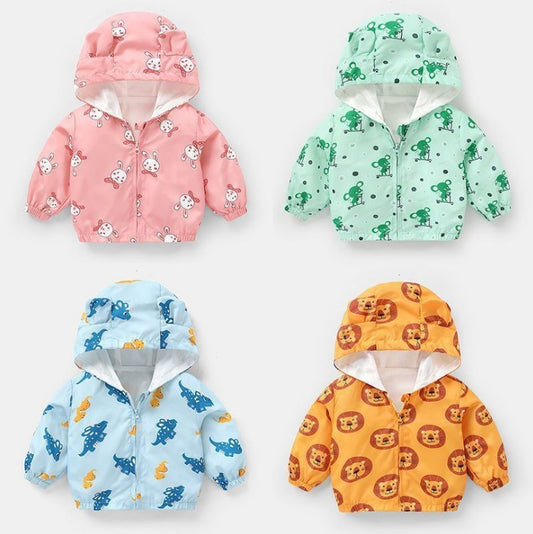 Autumn and Winter clothes Baby Plush Cartoon Baby Coat