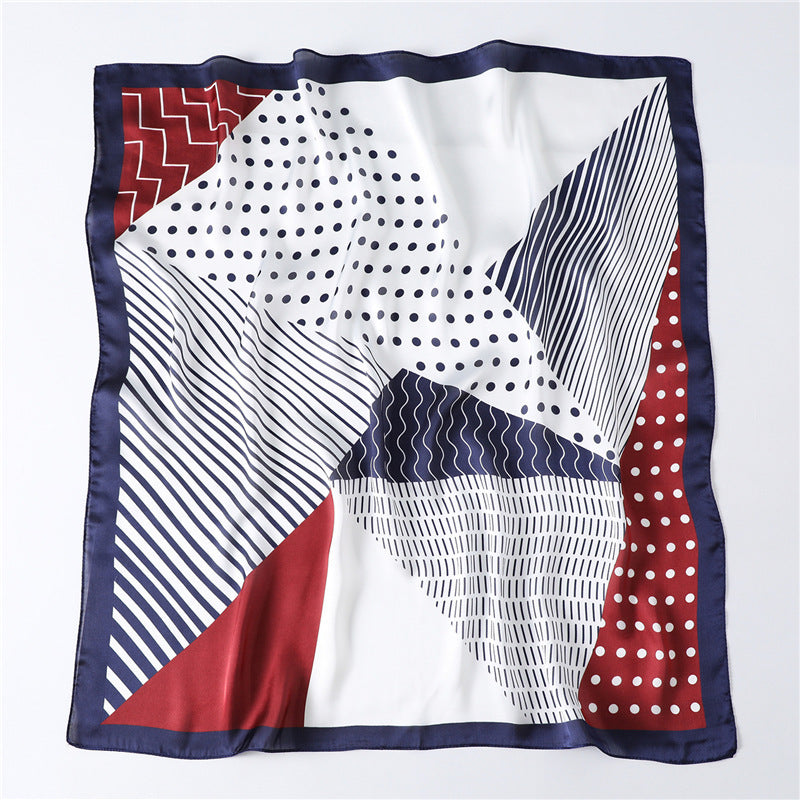 Geometric polka dot scarf professional scarf