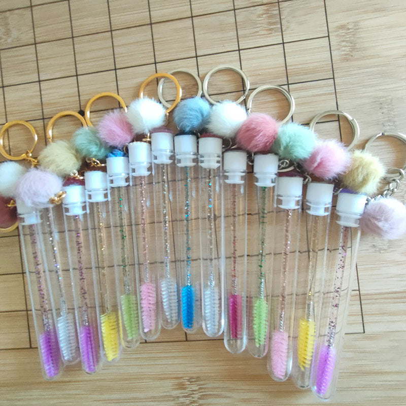 Key Chain Tube Packaging Mascara Brush