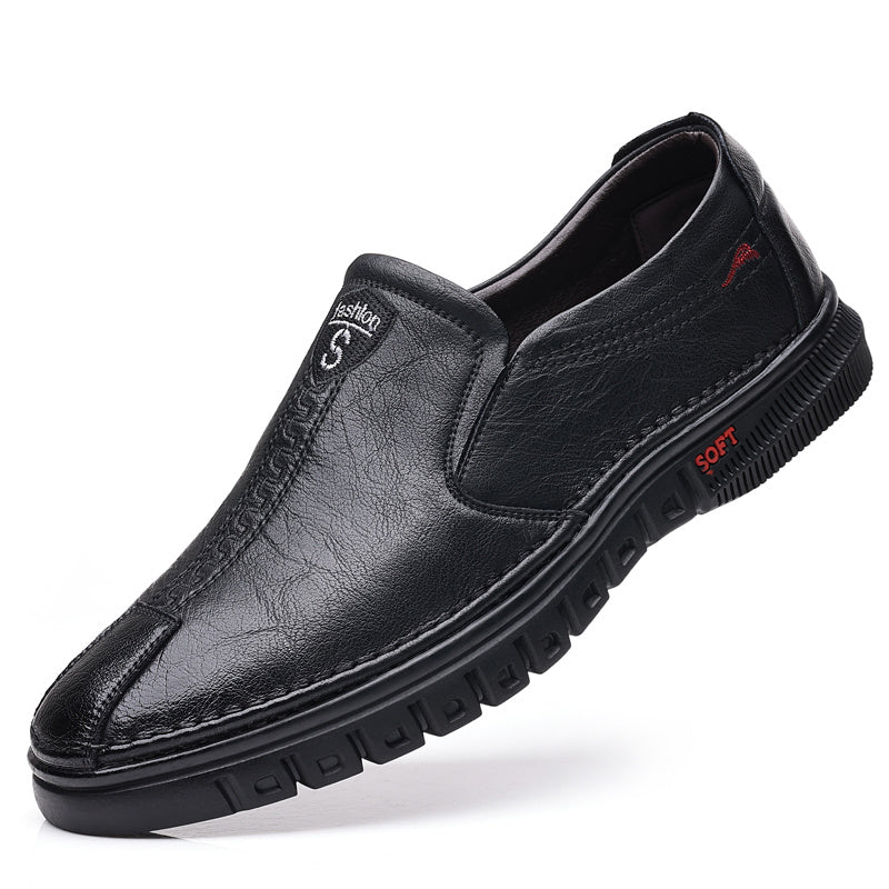 Breathable Non-slip Casual New Leather Shoes Men