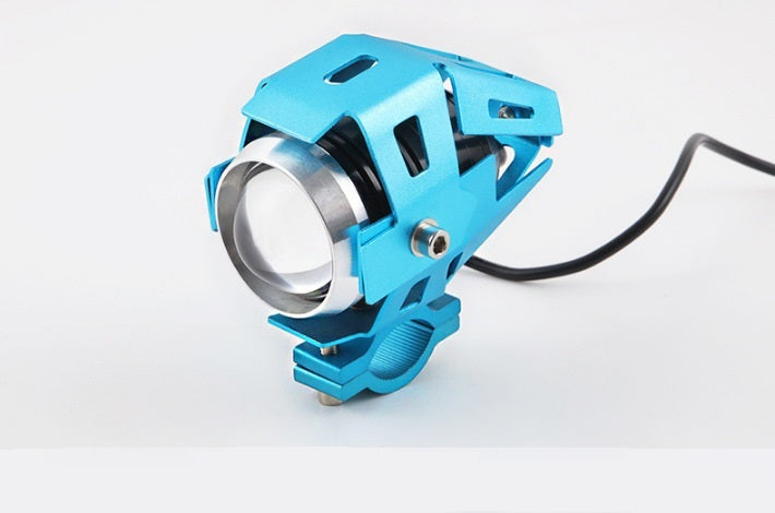 Motorcycle LED headlights flashing lights