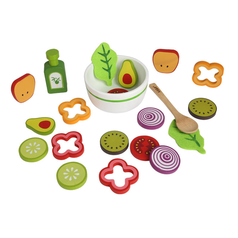 Vegetable salad toy set