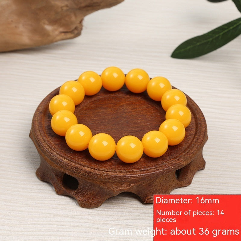 Non-natural Beeswax Beads Bracelet