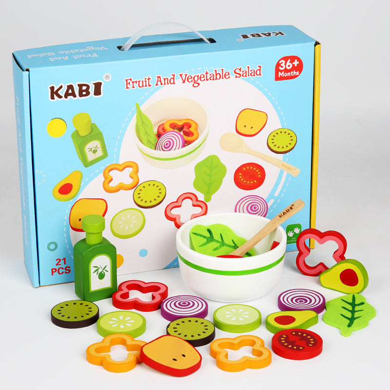 Vegetable salad toy set