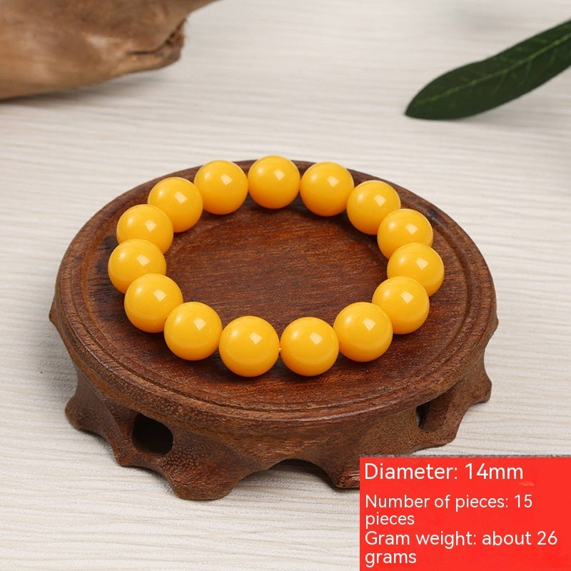 Non-natural Beeswax Beads Bracelet