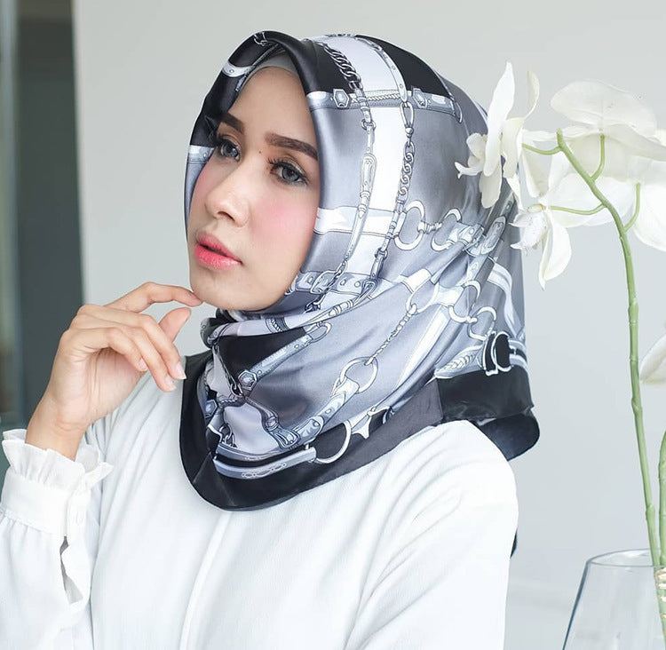 Big Square Scarf Fashion Simulation Silk Scarf