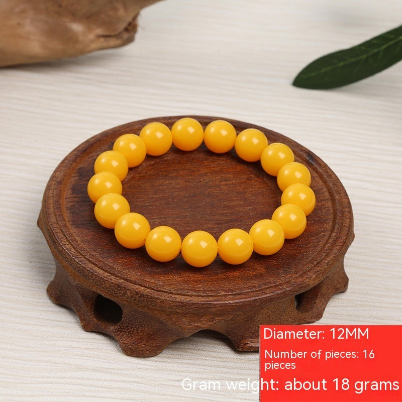 Non-natural Beeswax Beads Bracelet