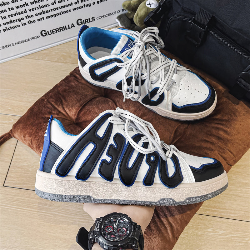 Men And Women Low-top Letter Niche Board Shoes