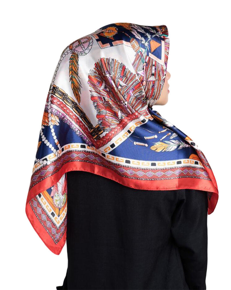 Big Square Scarf Fashion Simulation Silk Scarf