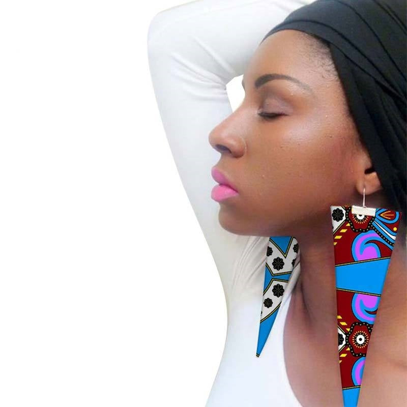 African Ethnic Eardrops Cerecloth Personalized Earrings