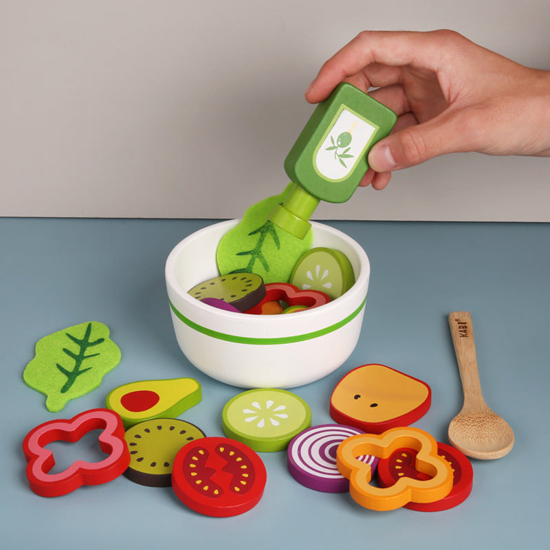 Vegetable salad toy set