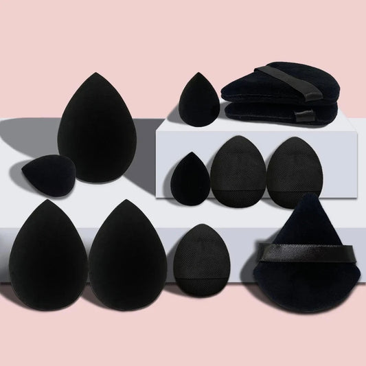 12 PCs Makeup Sponge Dry Wet Use Face Powder