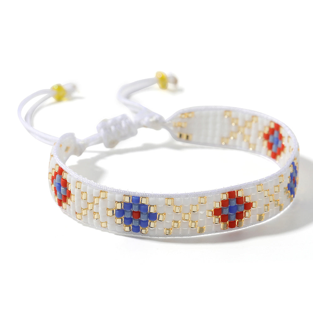 Rice beads hand-woven bracelet