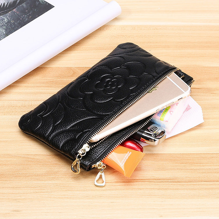 Leather coin purse