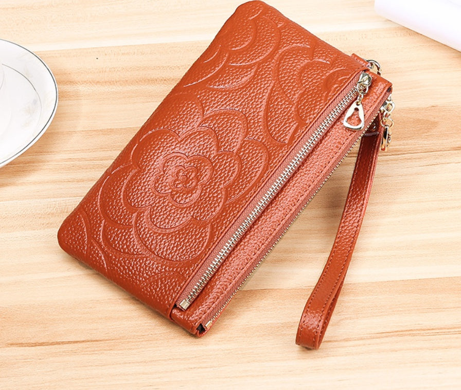 Leather coin purse