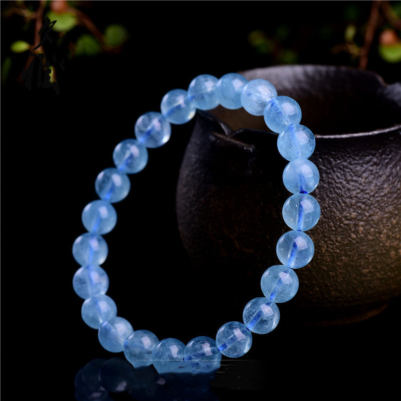 Natural aquamarine loose beads