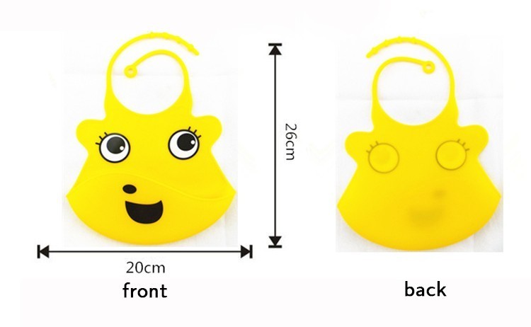 new design Baby bibs waterproof silicone feeding baby saliva towel wholesale newborn cartoon waterproof aprons Baby Bibs