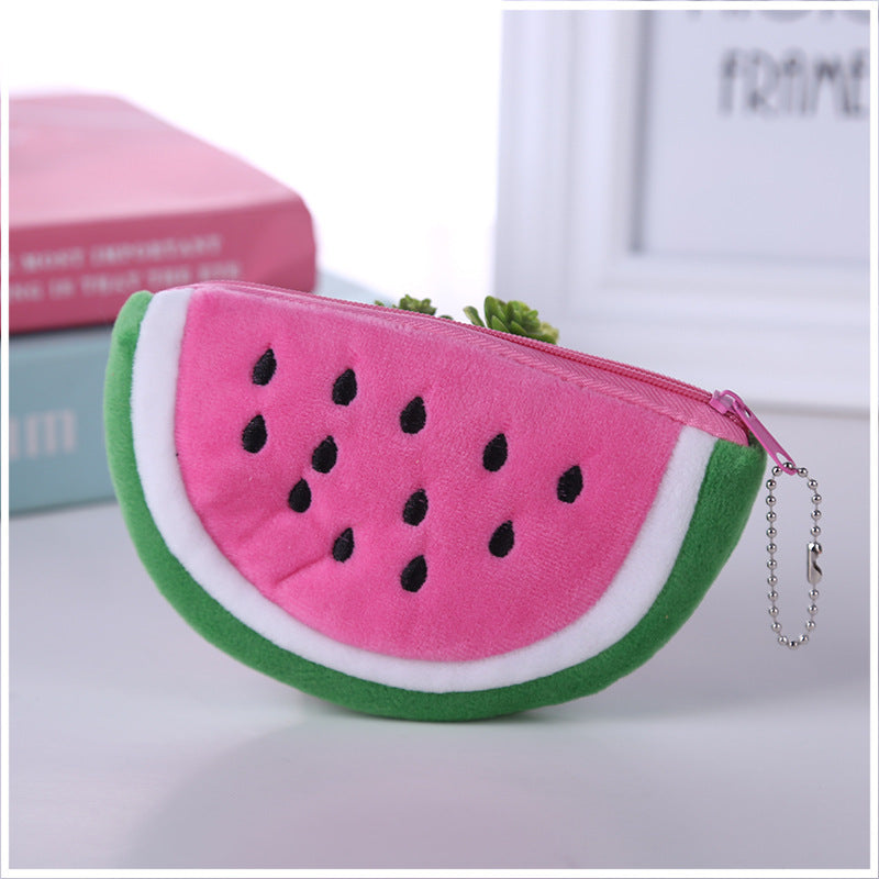 Women's Fashion Simple Cute Plush Coin Purse