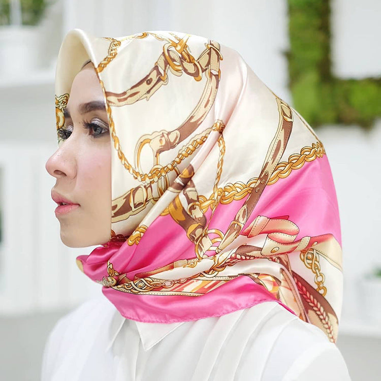 Big Square Scarf Fashion Simulation Silk Scarf