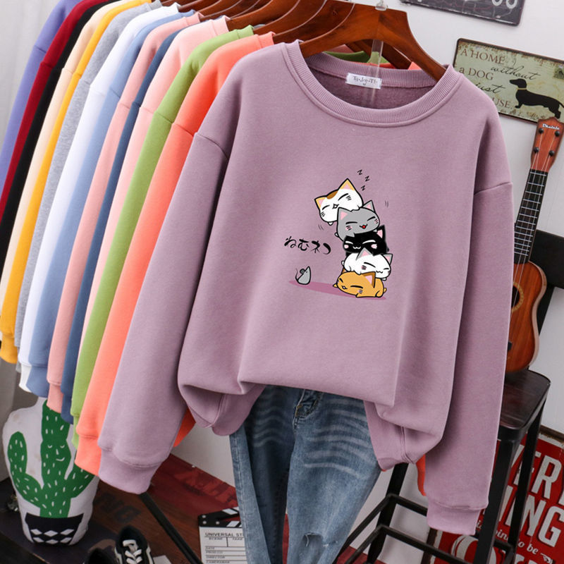 Korean Loose Plush Thickened Sweater Women