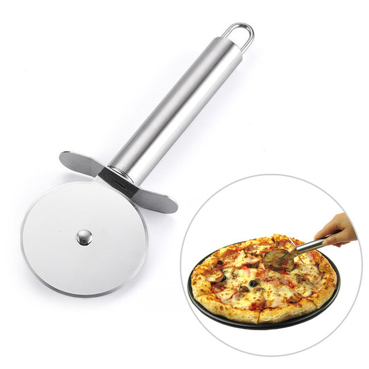 Household Stainless Steel 430 Single Round Pizza Cutter