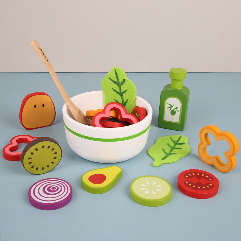 Vegetable salad toy set