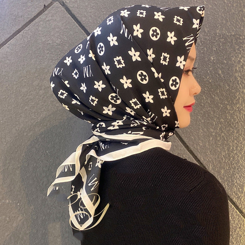 Big Square Scarf Fashion Simulation Silk Scarf