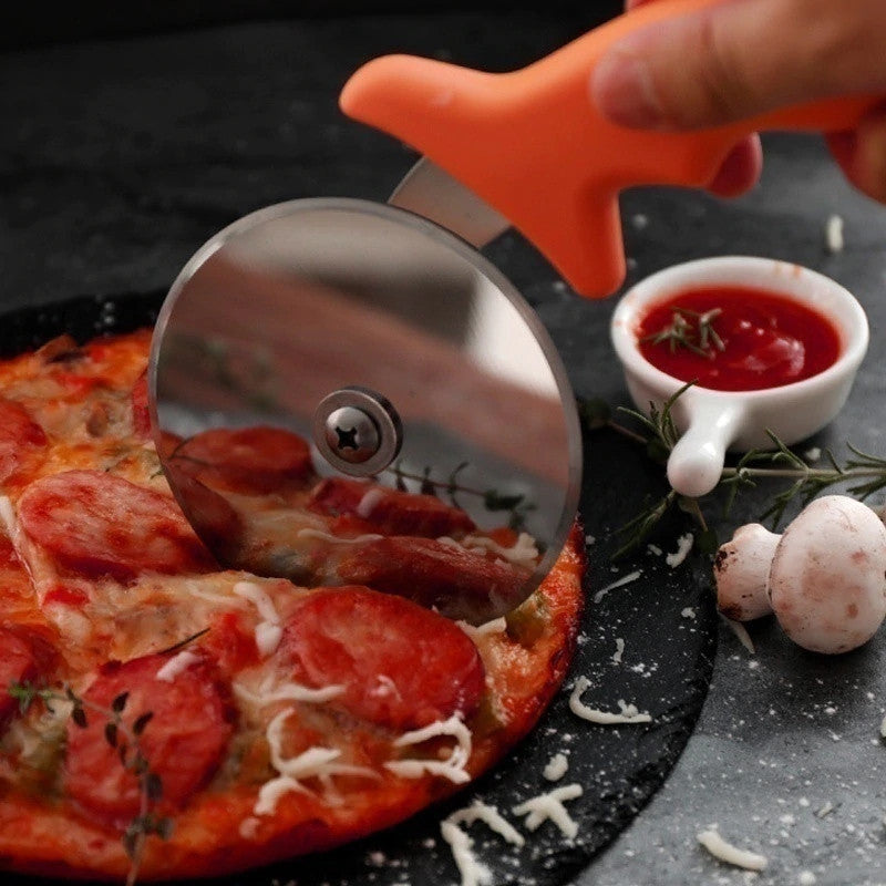 PS handle stainless steel pizza cutter