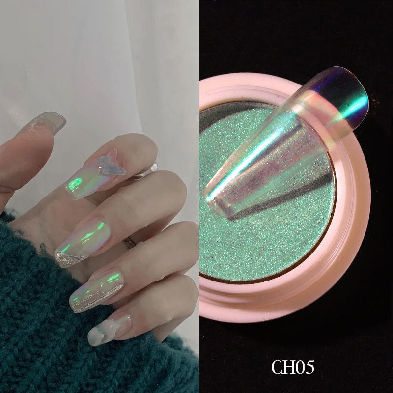 Nail solid powder Symphony mirror powder