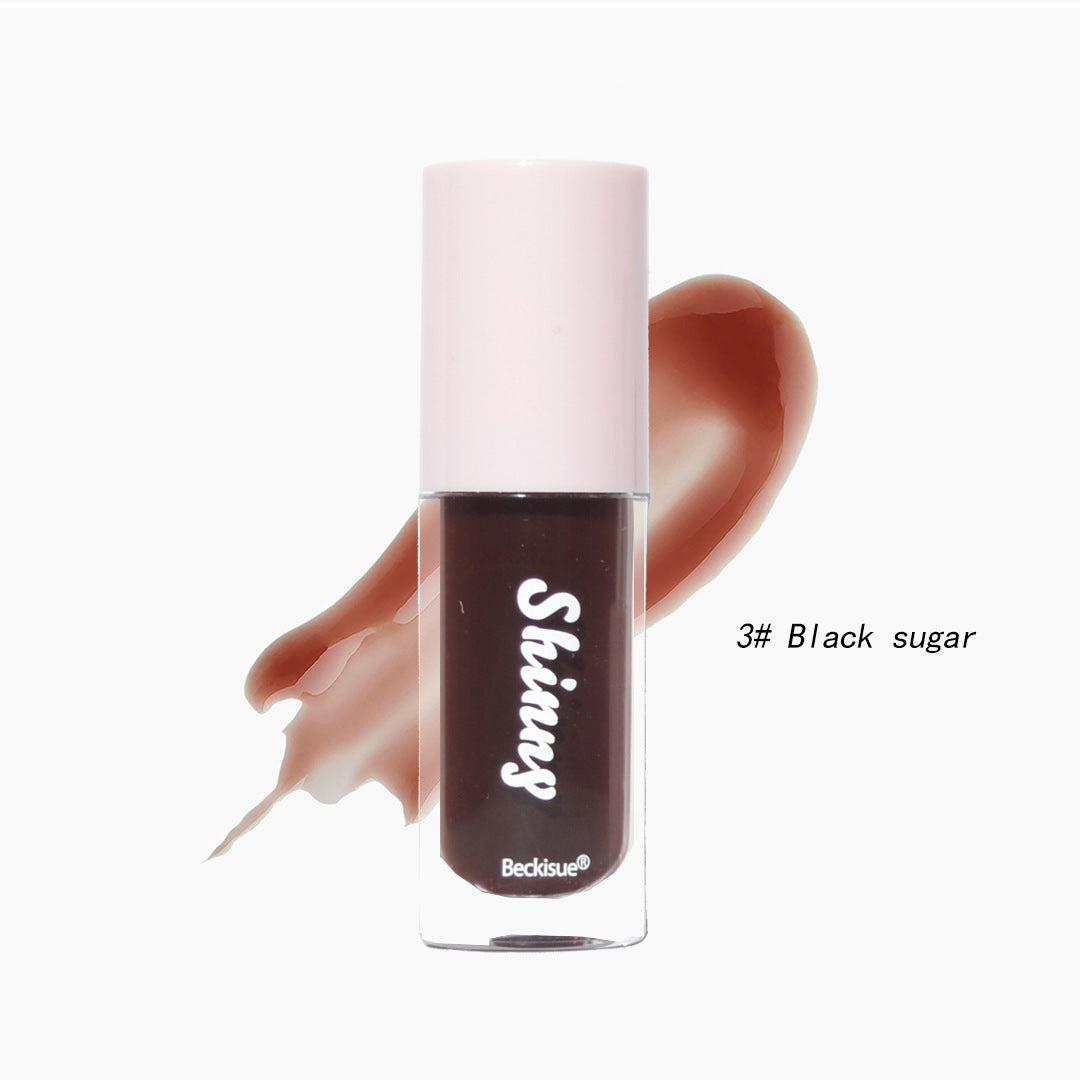 High Gloss Lip Gloss Nude Color Thick Color Water Light Mirror