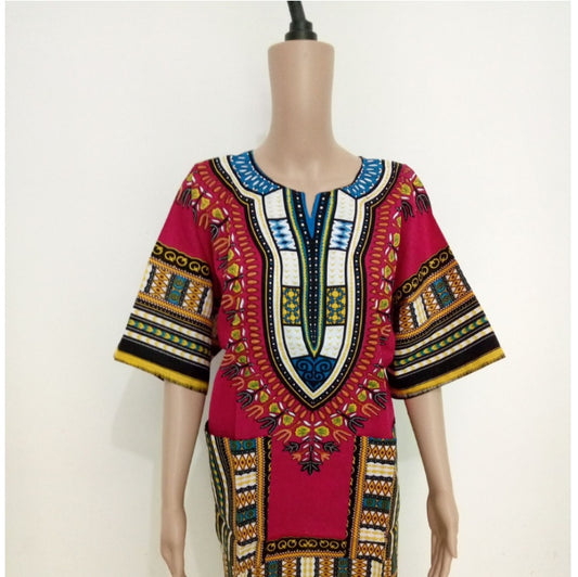 African national costume wedding dress