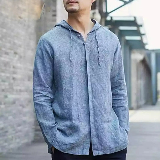 Ventilated hooded shirt