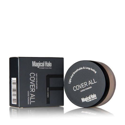 Makeup Magical Halo Three-color Natural Concealer Face Powder Finishing Loose Powder Makeup Waterproof Smear-proof