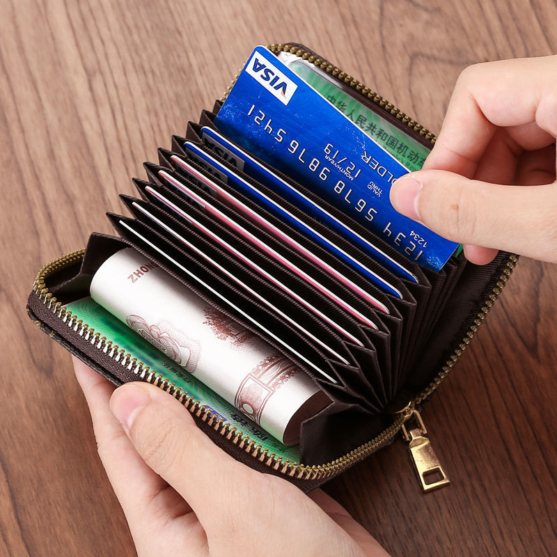 Women's Multi-card Slot Zipper Coin Purse Card Holder