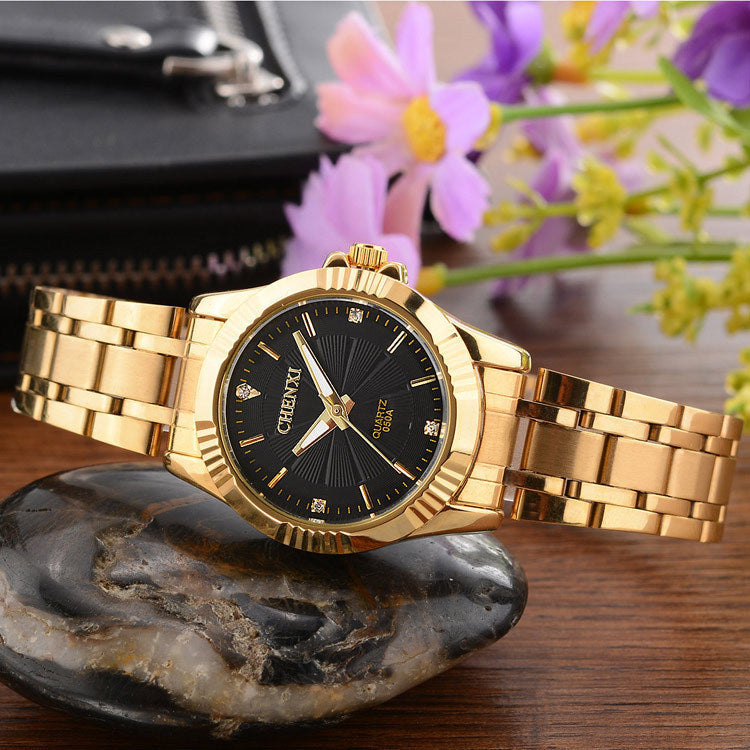 Business Men's Watches Fashion Full Gold