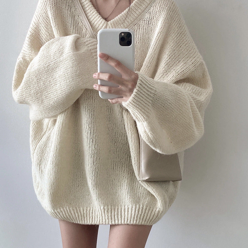 Fashion Long Sleeve Thermal Sweater Women