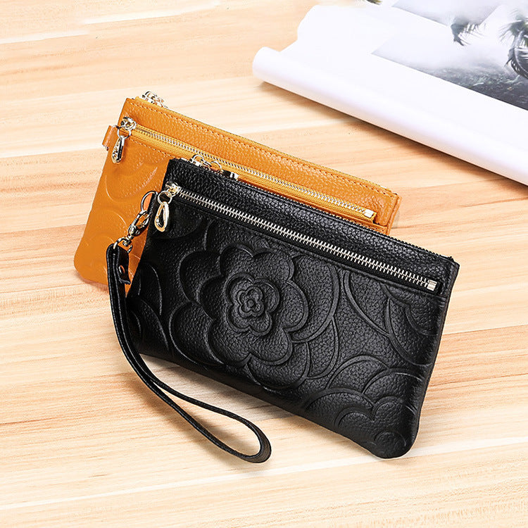 Leather coin purse