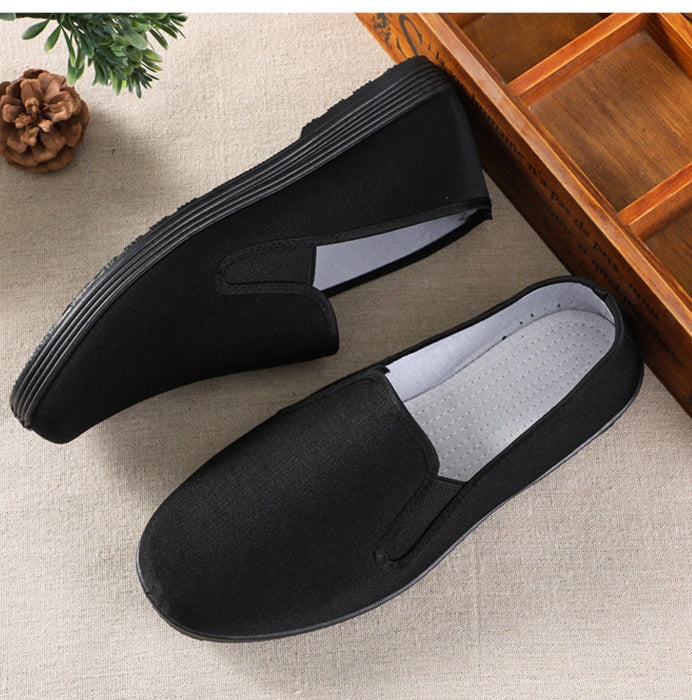 Cloth Shoes With Velvet And Thick Two Cotton Shoes For Men Injection Molding