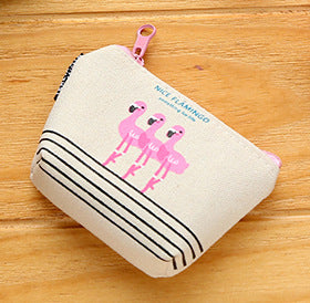 Simple Women's Canvas Small Coin Purse