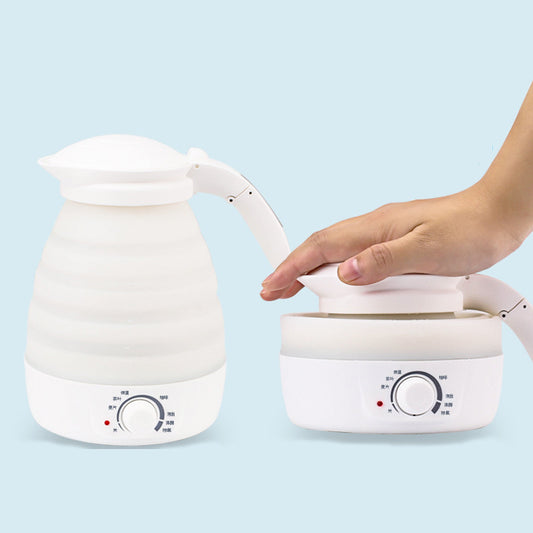 Foldable silicone electric kettle