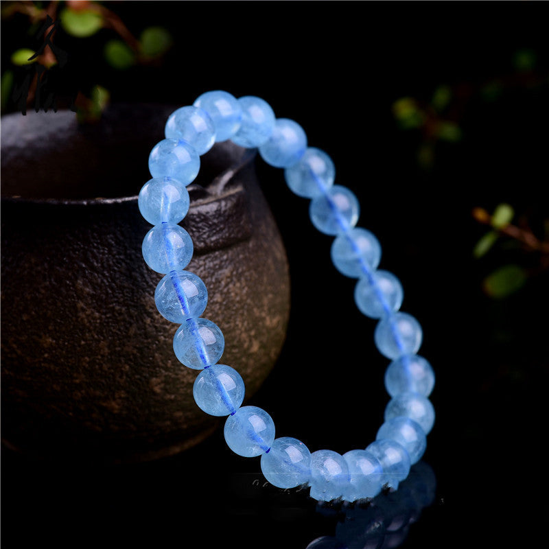 Natural aquamarine loose beads