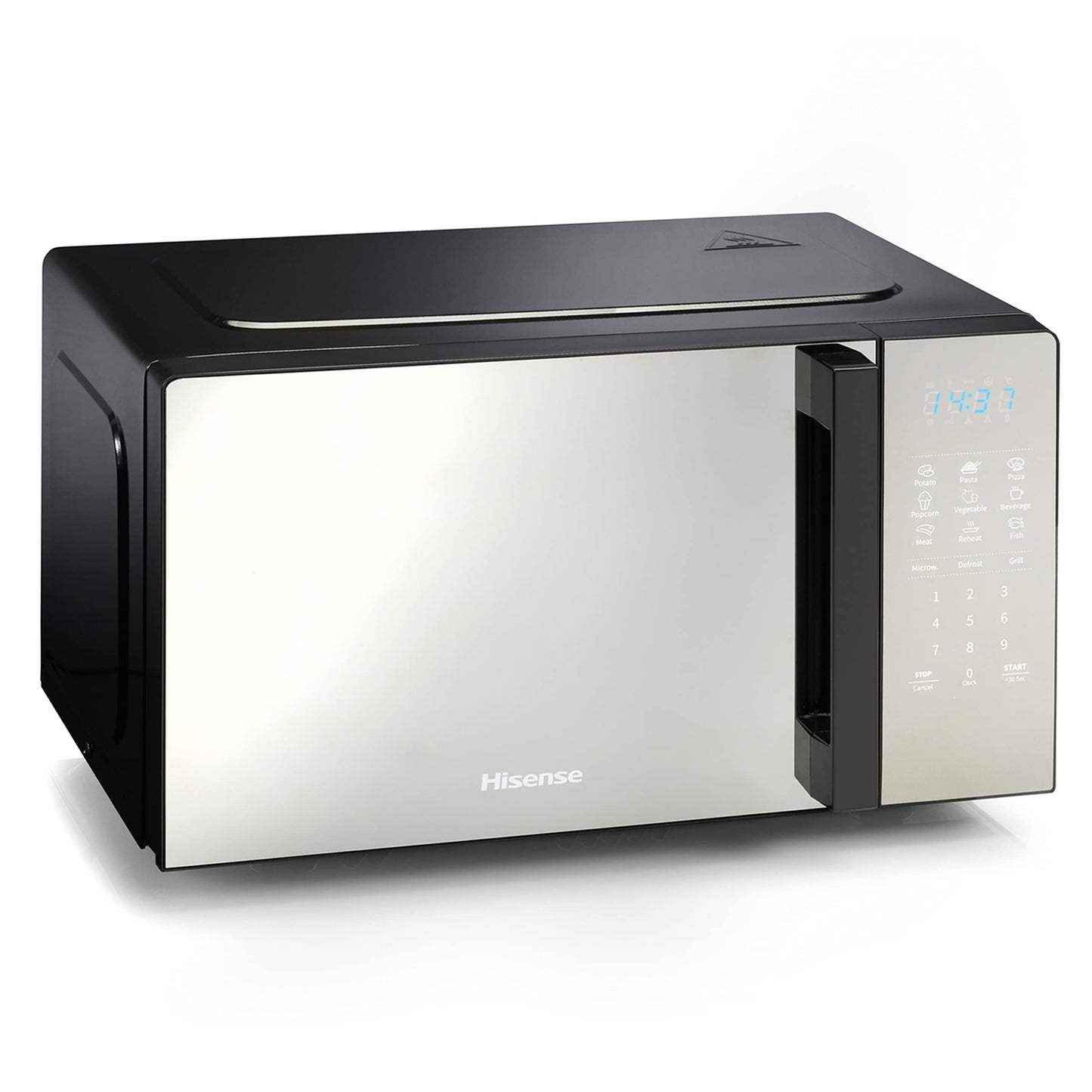 Hisense 700 Watts 20 Litre Solo Microwave Oven H20MOWP1UK White, Automatic Defrost, 5 power levels, Easy Clean, 32.6D x 45.5W x 26.1H centimetres Freestanding