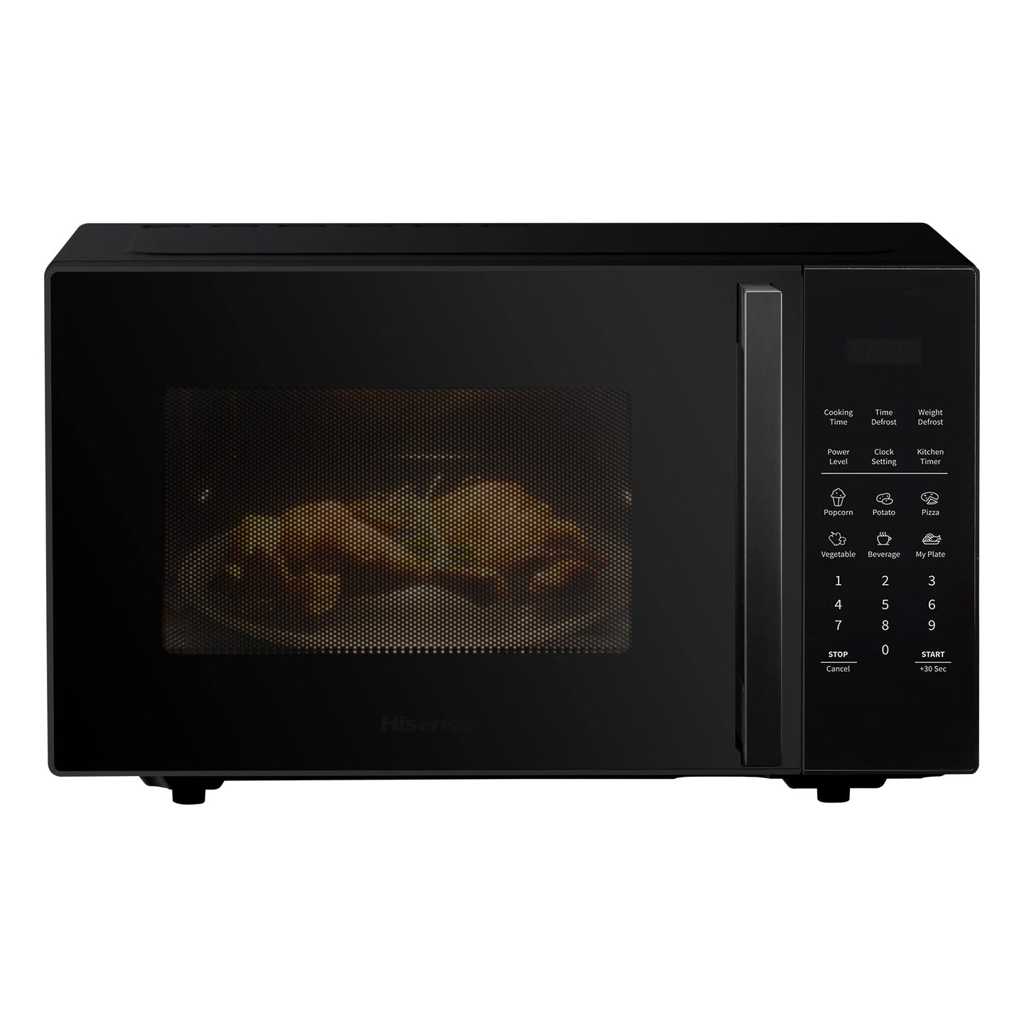 Hisense 700 Watts 20 Litre Solo Microwave Oven H20MOWP1UK White, Automatic Defrost, 5 power levels, Easy Clean, 32.6D x 45.5W x 26.1H centimetres Freestanding