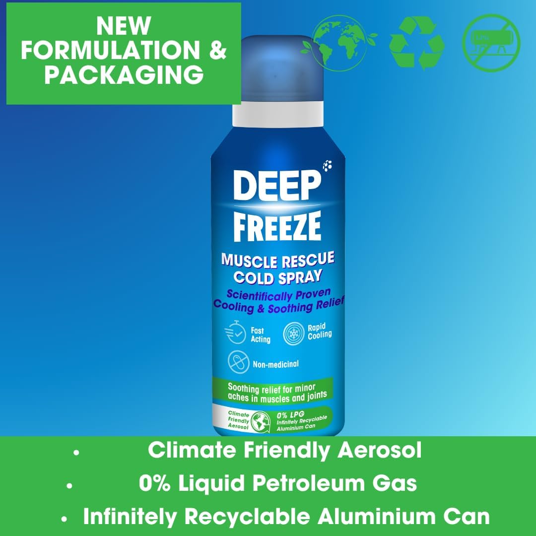 Deep Freeze - Muscle Rescue Freeze Spray 72.5 ml (Pack of 1)