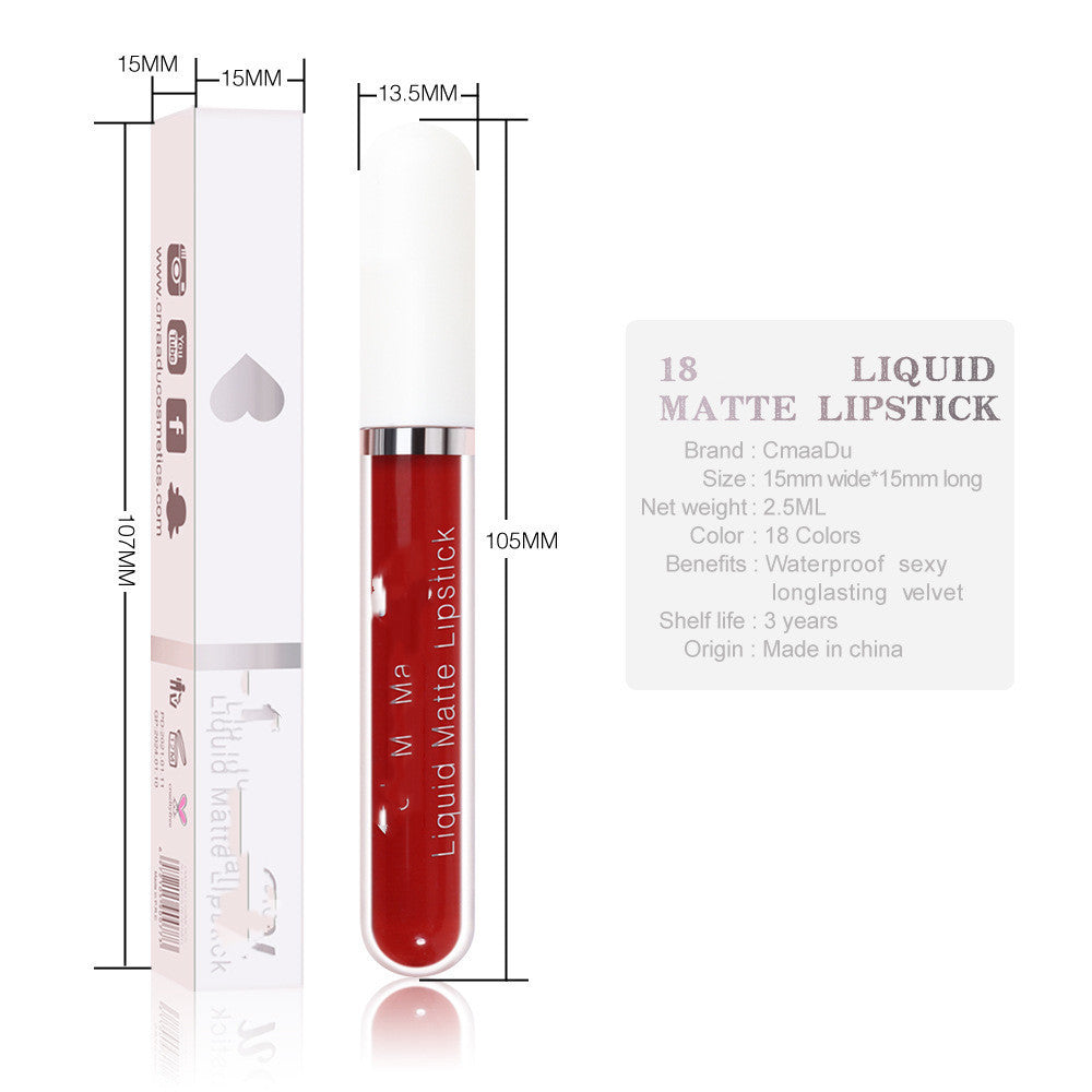 CmaaDu18 Color Matte Longlasting Lip Gloss