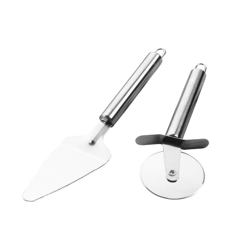 Stainless steel pizza cutter