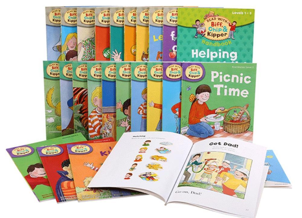 Oxford Reading Tree English Books Level 1-9 Picture Bed Story Sleeping Richer Helping  Learning Educational Toys For Kids Moms